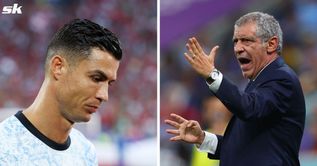 "Cristiano Ronaldo literally gave him a coaching career" - Fans slam Fernando Santos following his poor start to life as Azerbaijan manager