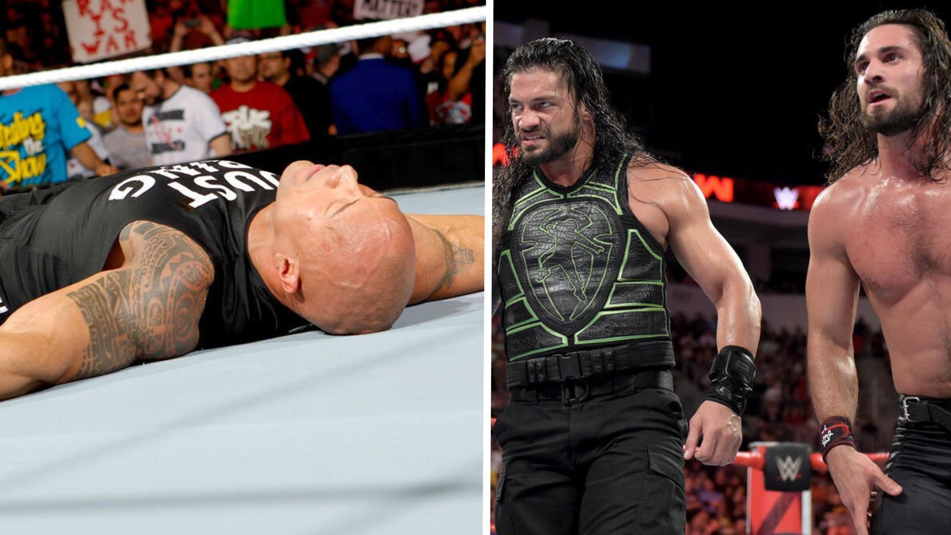 The Rock, Roman Reigns, and Seth Rollins are former WWE World Champions [Image Credits: WWE.com]