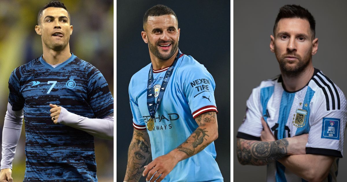 When Kyle Walker snubbed Lionel Messi and Cristiano Ronaldo while naming 3 toughest opponents (Source: All images from Getty)