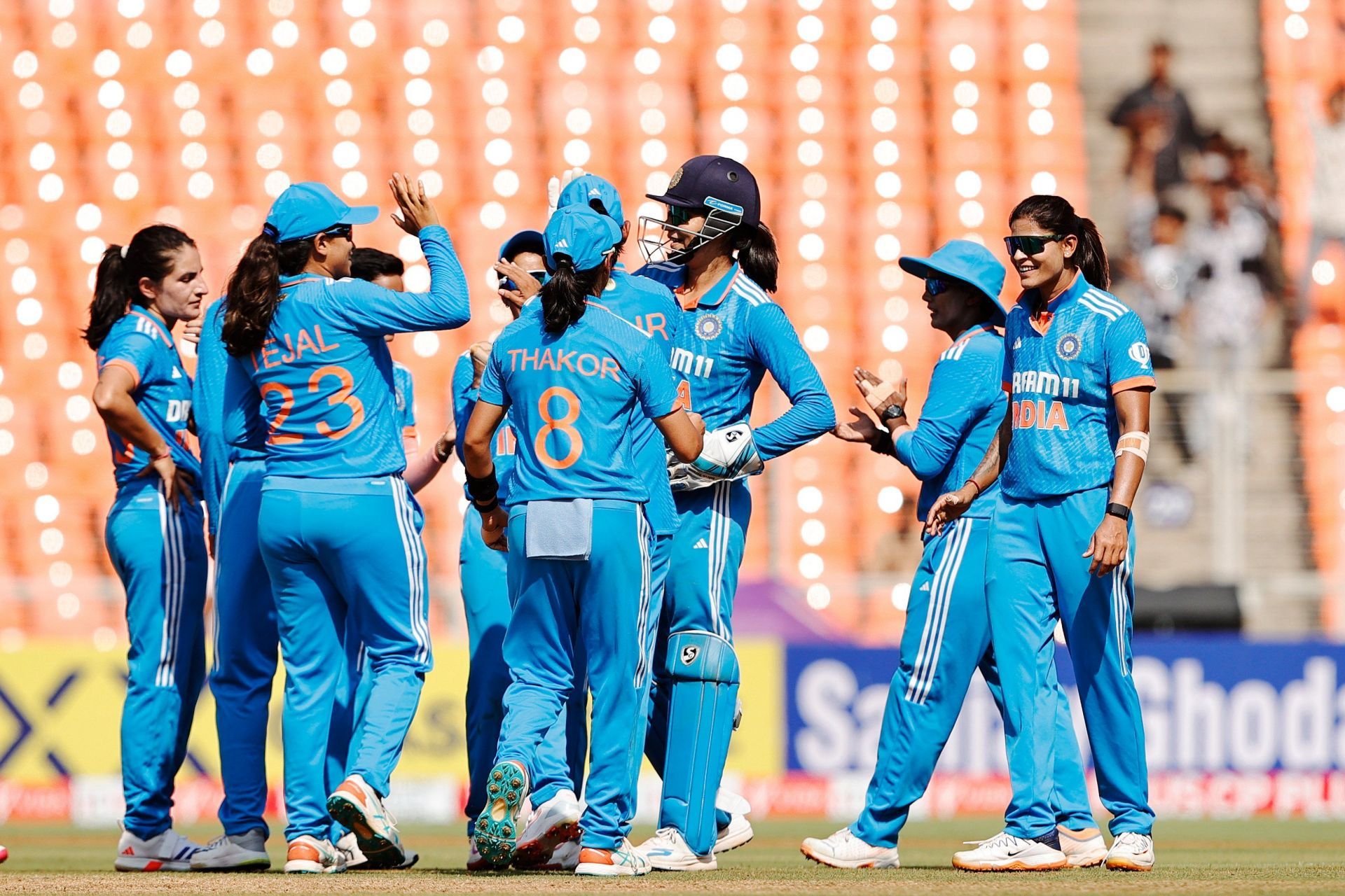 ताजा रैंकिंग में भारतीय खिलाड़ियों को मिला अच्छा लाभ (Photo Credit- X/@BCCIWomen)