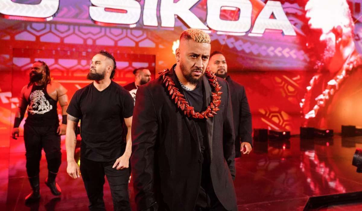 Solo Sikoa  and his Bloodline 2,0. Photo: WWE.com