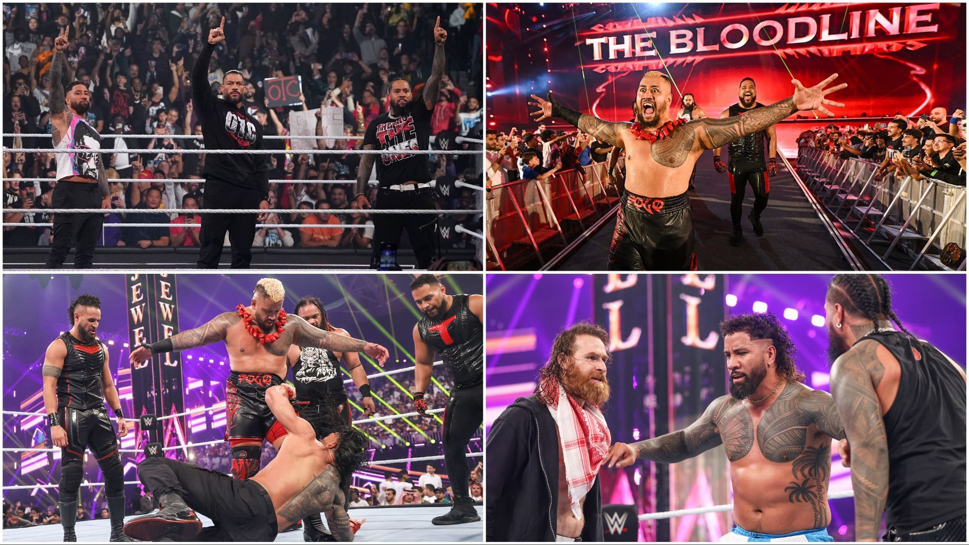 The Bloodline on WWE SmackDown and Crown Jewel