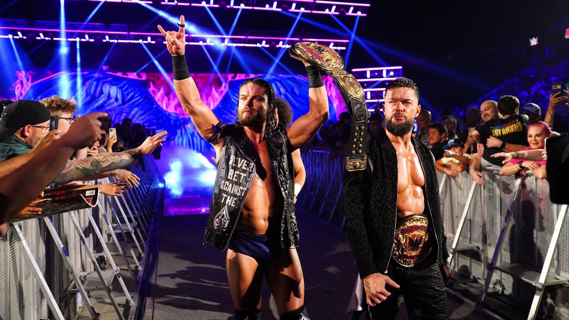 The Judgment Day are the tag team champions (Image via WWE.com)