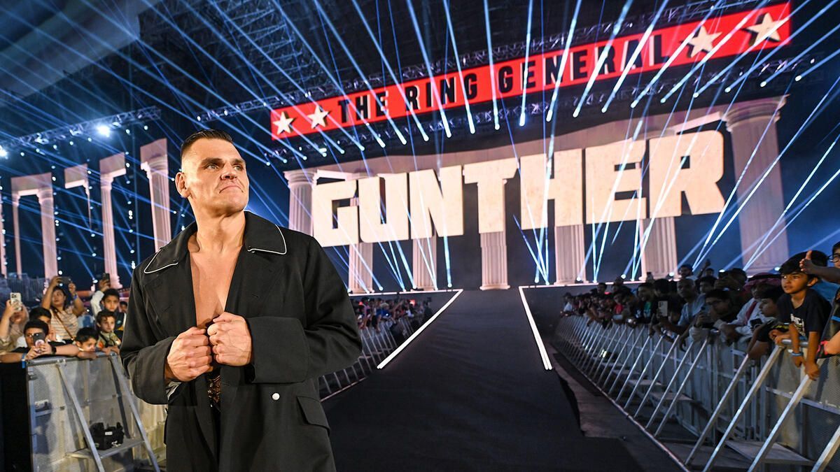 Gunther at WWE Crown Jewel. (Photo: WWE.com)