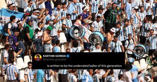 "Better than Ronaldo" "Underrated baller of this generation" - Fans hail Lionel Messi's Argentina teammate after win over Peru