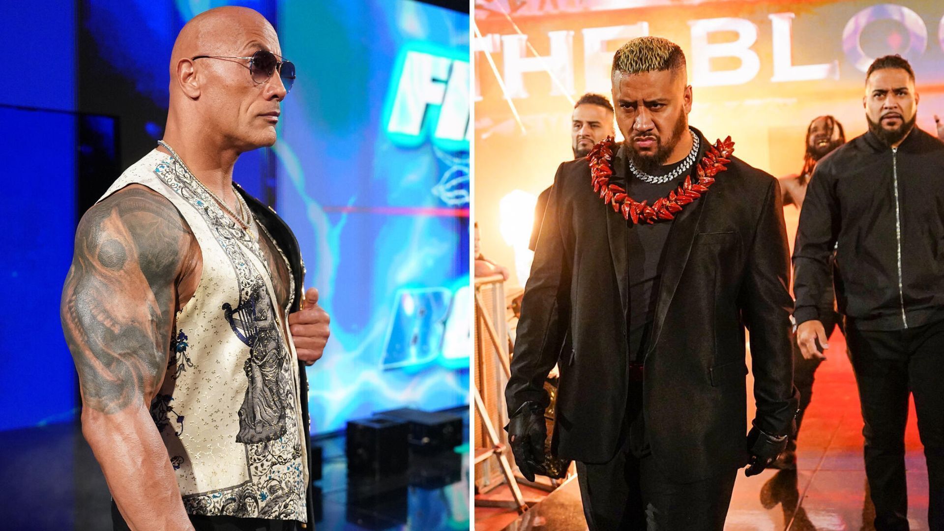 The Rock and Solo Sikoa [Image credits: WWE.com]