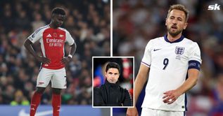 "He hasn’t done anything" - Arsenal boss Mikel Arteta hits back at Harry Kane's comments on Bukayo Saka and others pulling out of England squad