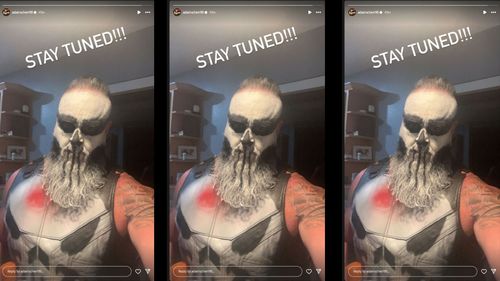 Braun Strowman's Halloween look on Instagram