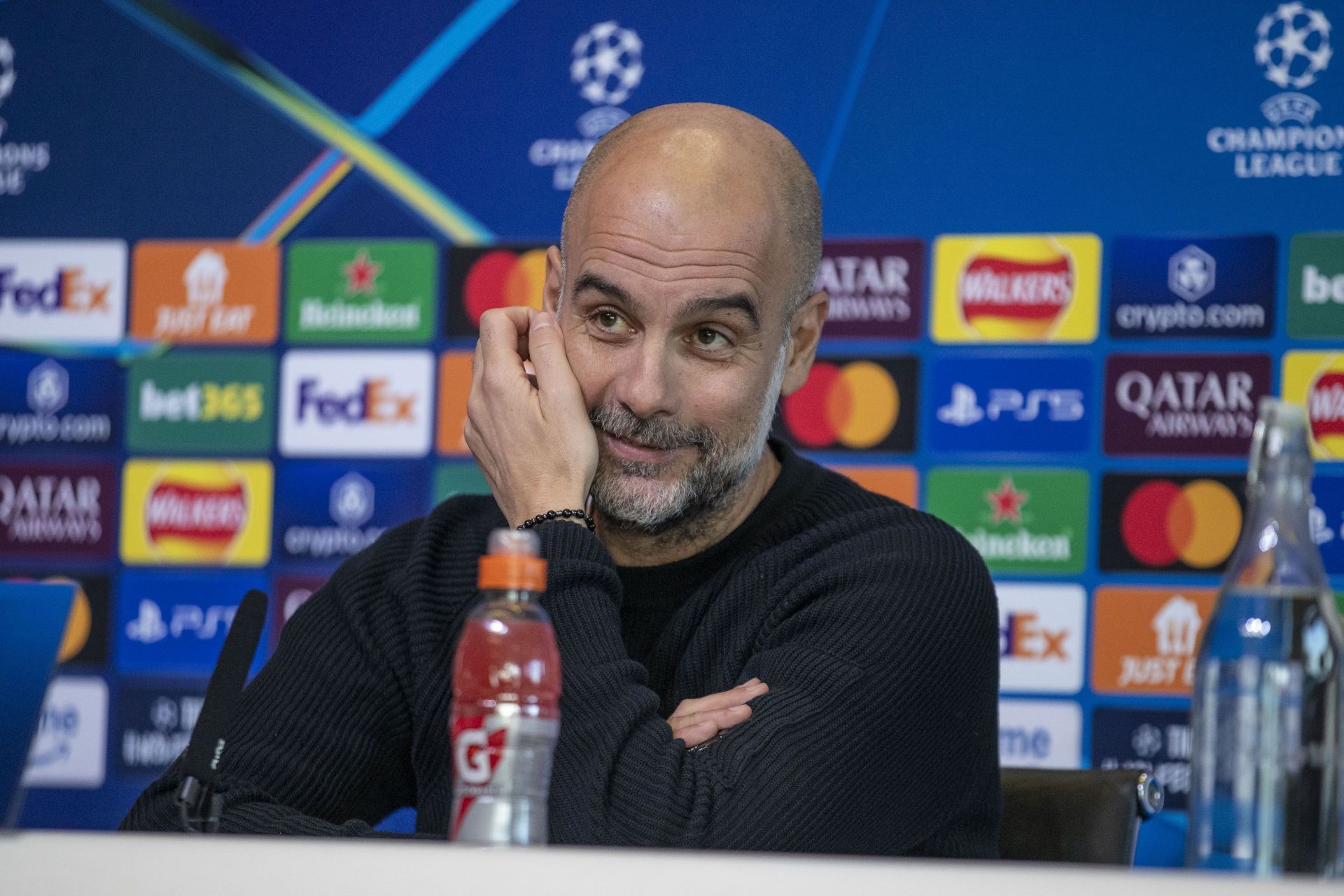 Manchester City Training Session And Press Conference - UEFA Champions League 2024/25 League Phase MD5 - Source: Getty