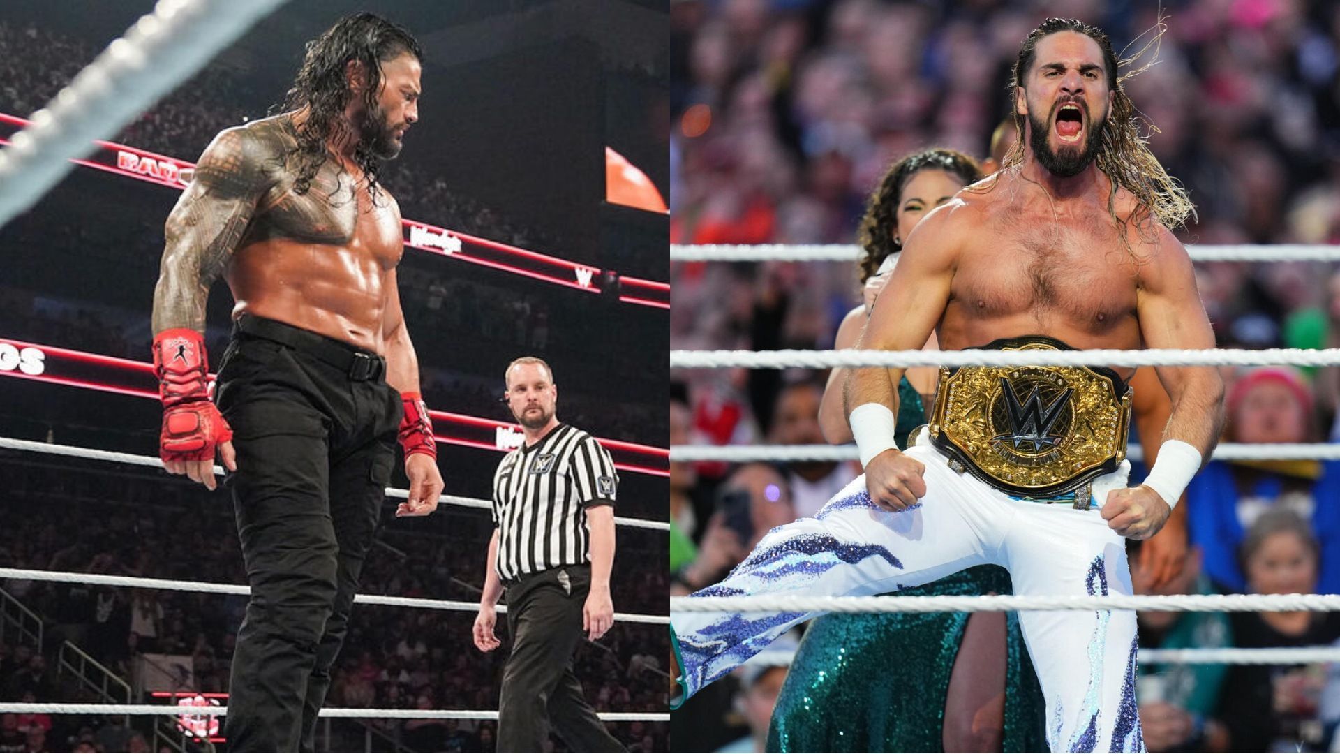 WWE, Roman Reigns, Seth Rollins, Solo Sikoa, 