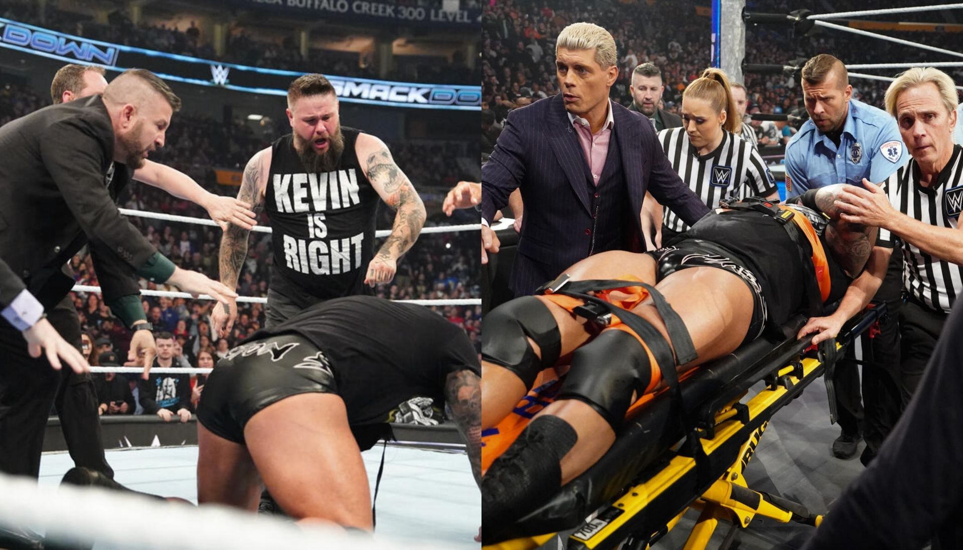 WWE SmackDown में रैंडी ऑर्टन की हुई हालत खराब (Photos: WWE.com)