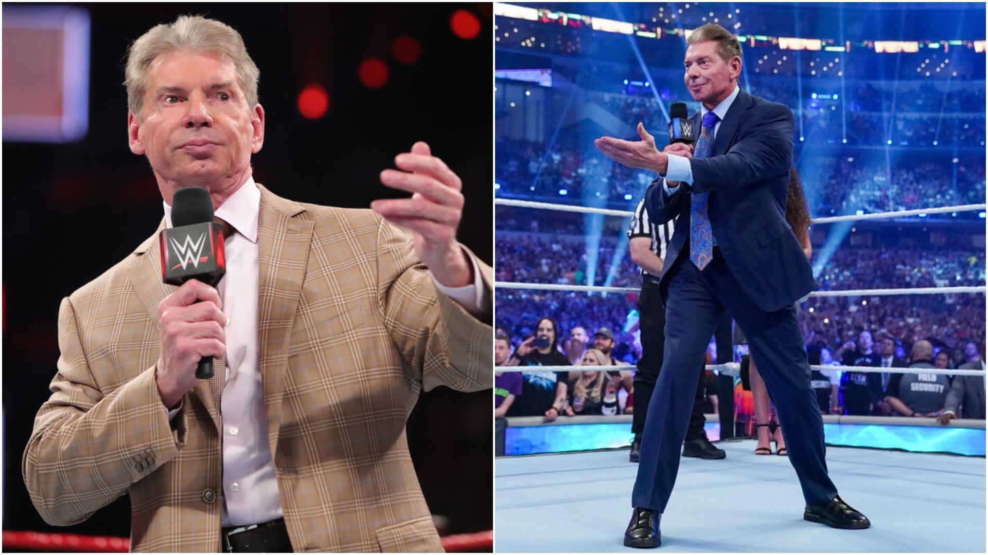 Vince McMahon is a former CEO of WWE. [Photos via: WWE.com]