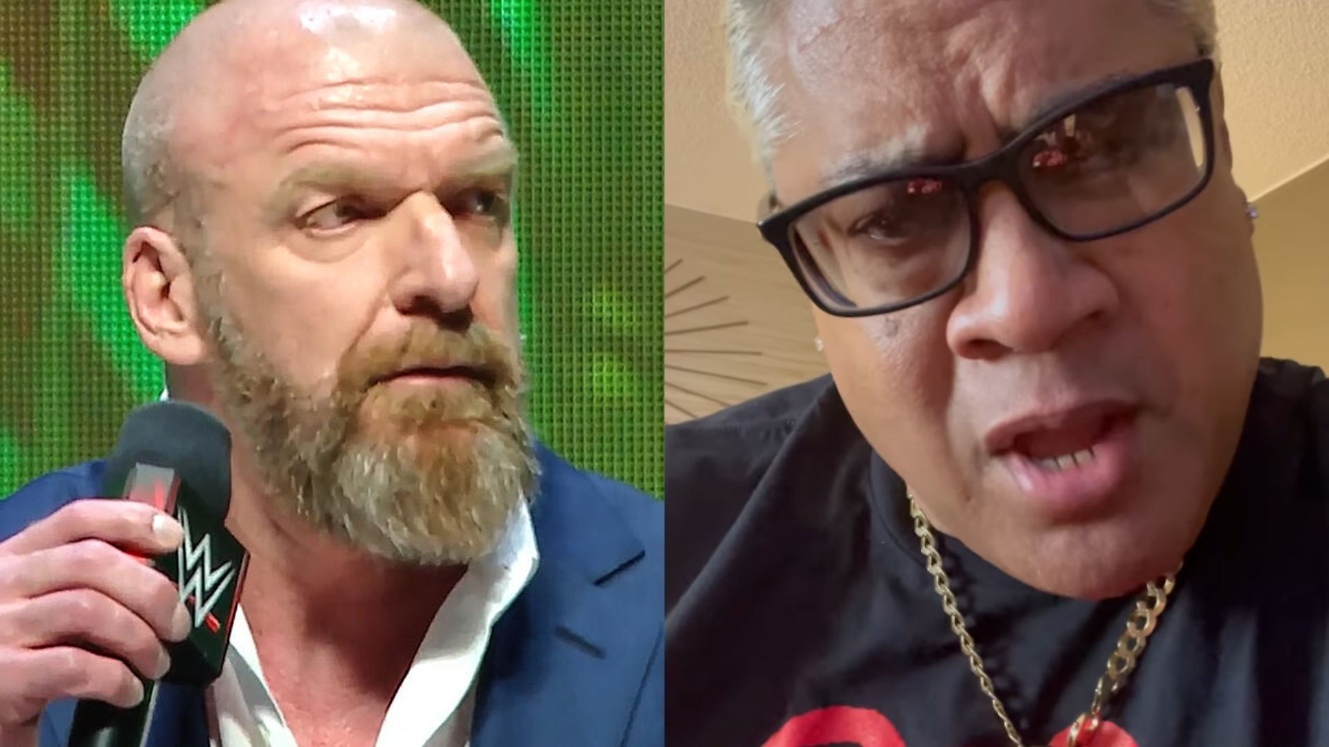 Triple H on the left and Rikishi on the right (Image Credits: Rikishi