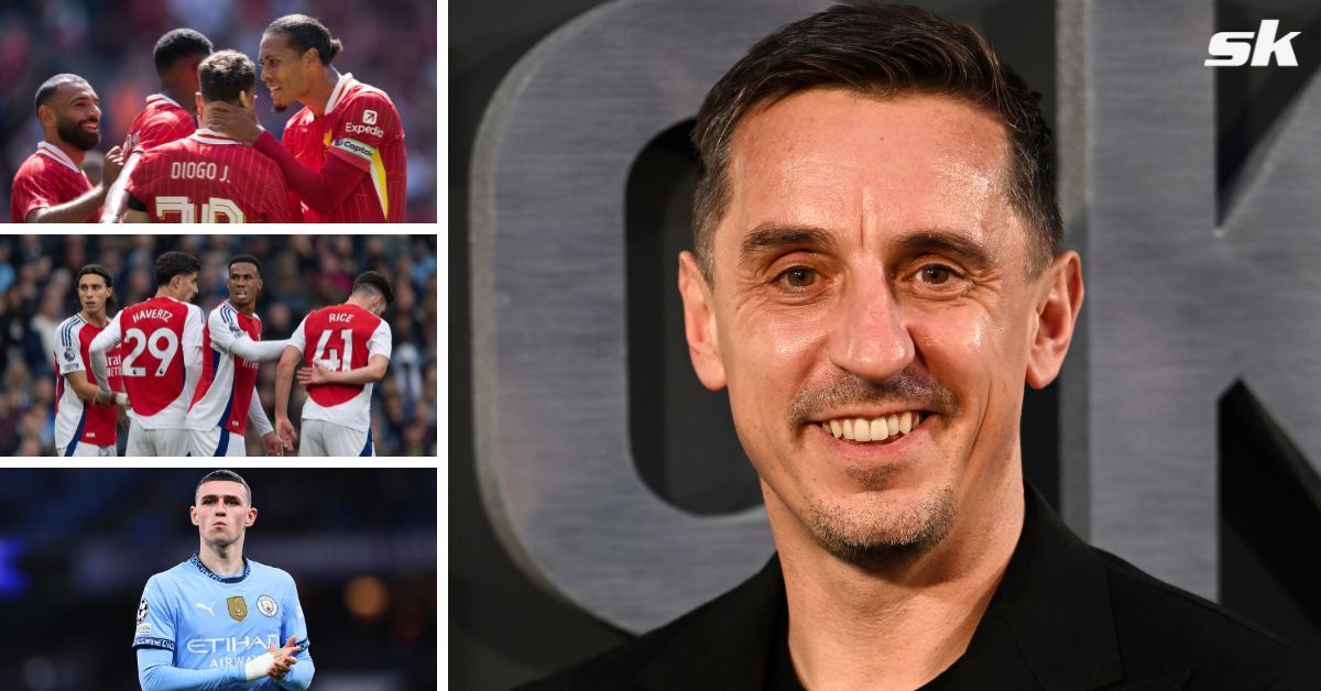 Gary Neville has had his say on the Premier League title race this season - Source: all images from Getty 