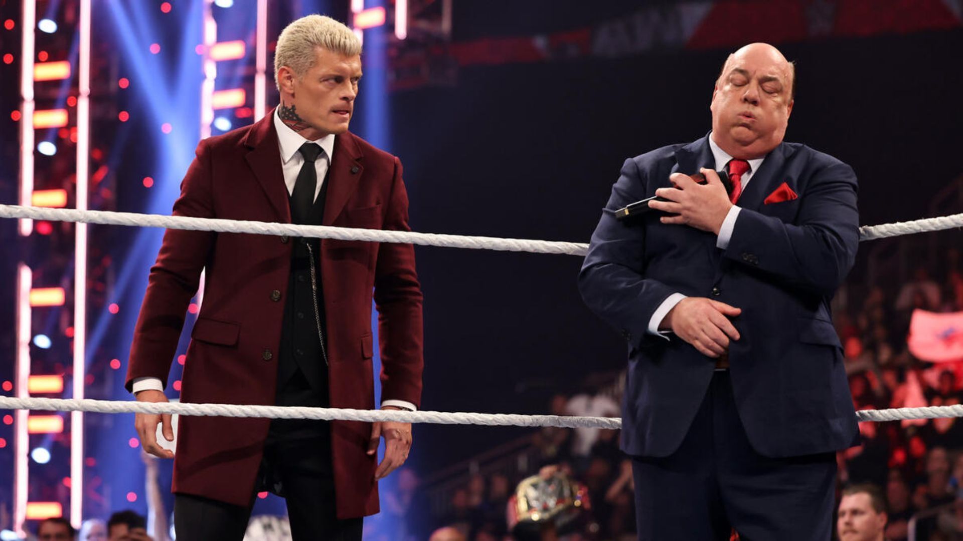 Cody Rhodes and Paul Heyman on RAW! [Photo source: WWE.com]