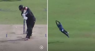 [Watch] Sri Lanka captain Charith Asalanka takes stunning catch to send Tim Robinson packing SL vs NZ 3rd ODI