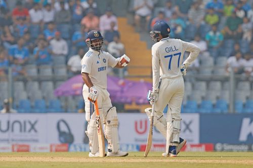 Shubman Gill and Rishabh Pant (Credits: BCCI Twitter)