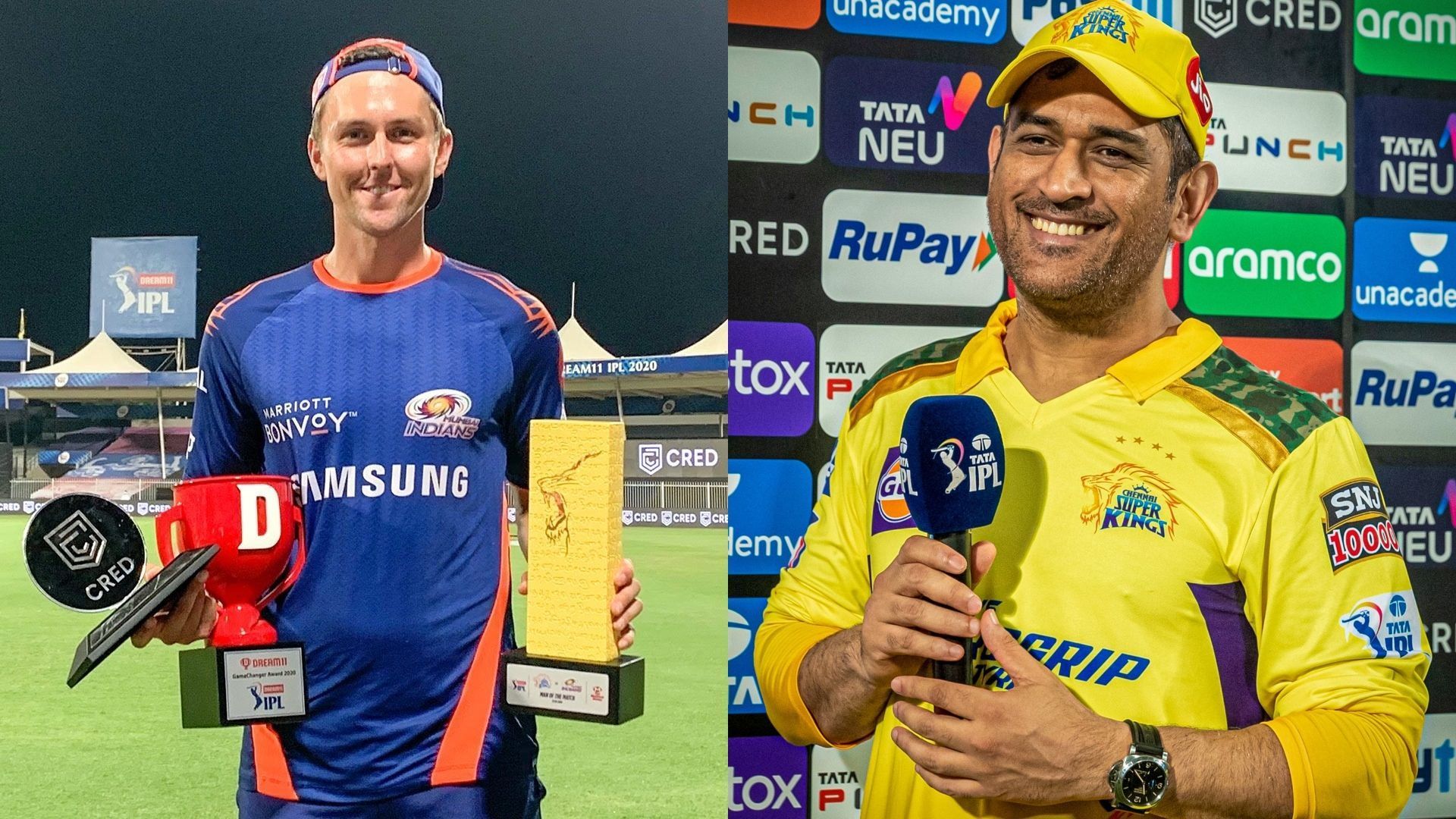 नीलामी में CSK खोजेगी अच्छी तेज गेंदबाज (Photo Credit- X/@MIPaltanFamily/@ChennaiIPL)