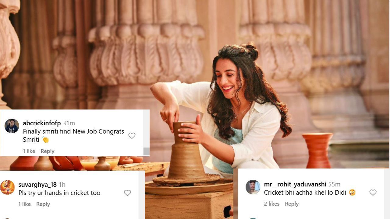 स्मृति मंधाना की पोस्ट पर यूजर्स ने किए कमेंट (photo credit: instagram/smriti_mandhana)