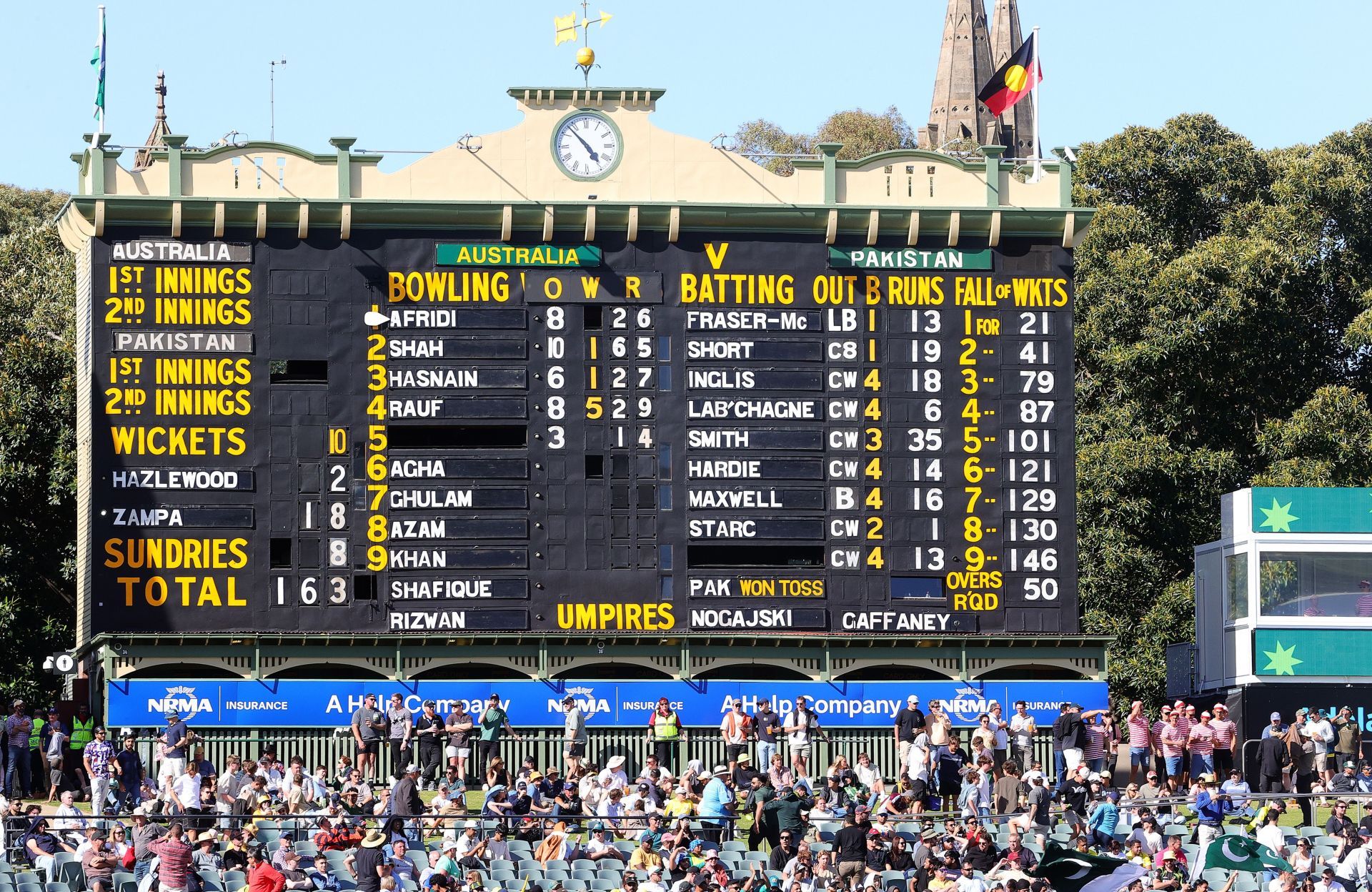 Australia v Pakistan - Men&#039;s ODI Series: Game 2 - Source: Getty