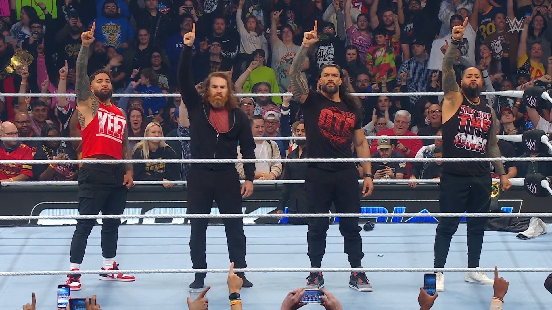 The OG Bloodline reunited on SmackDown (Image Credits: WWE