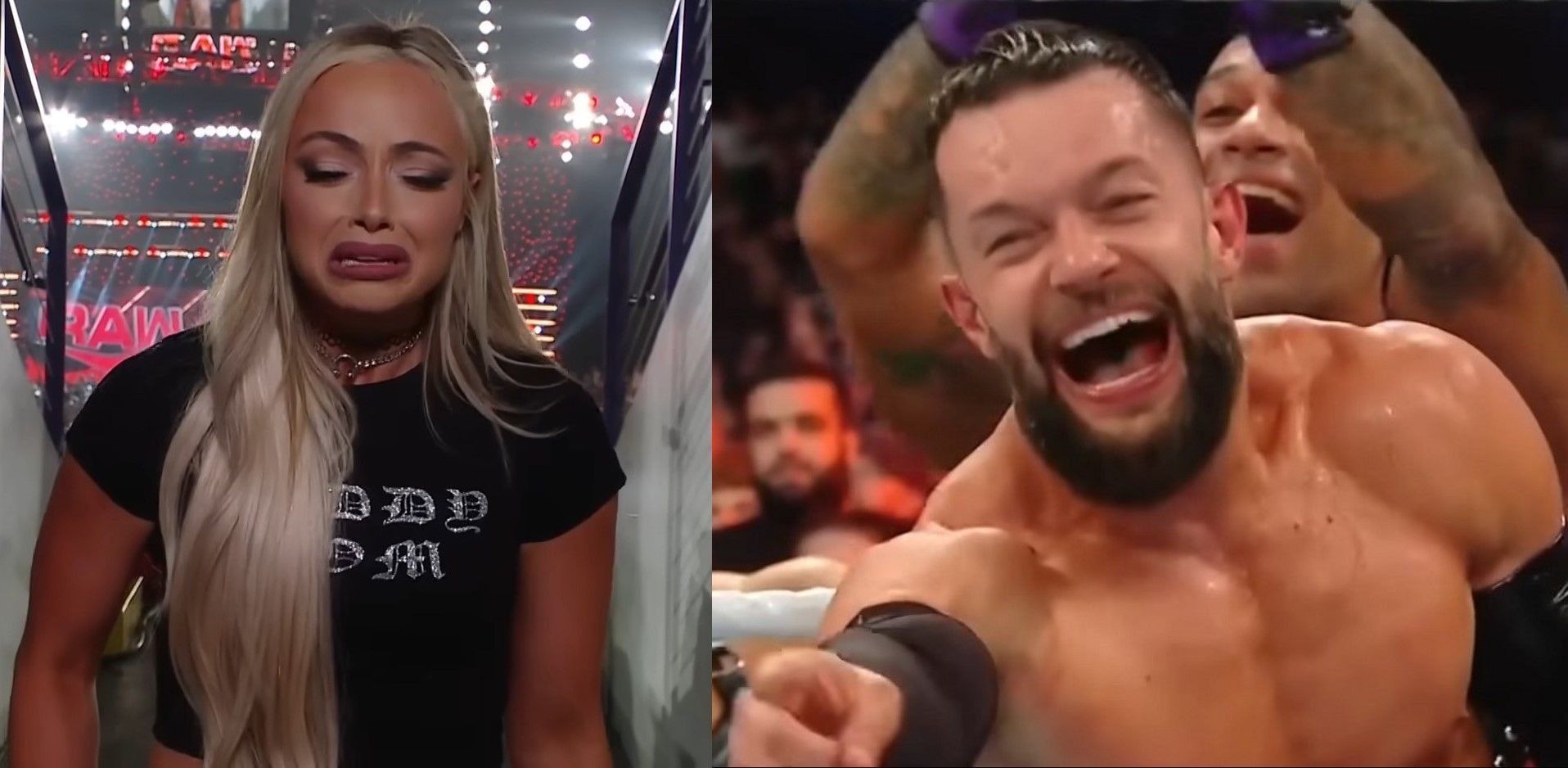 Liv Morgan (left) &amp; Finn Balor (right) [Images via WWE