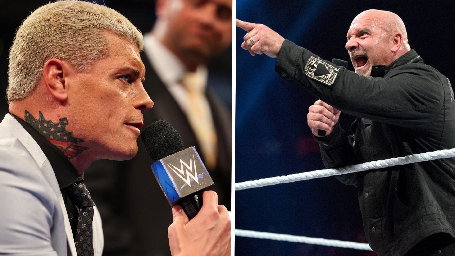 Cody Rhodes (left) and Goldberg (right) [Image Credits: WWE.com]