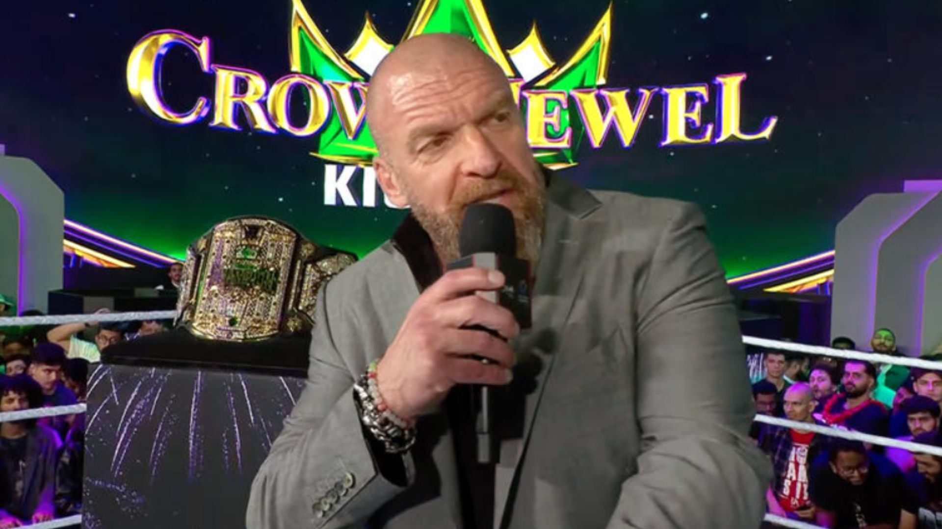 Triple H at Crown Jewel Kickoff (Picture courtesy: WWE.com)