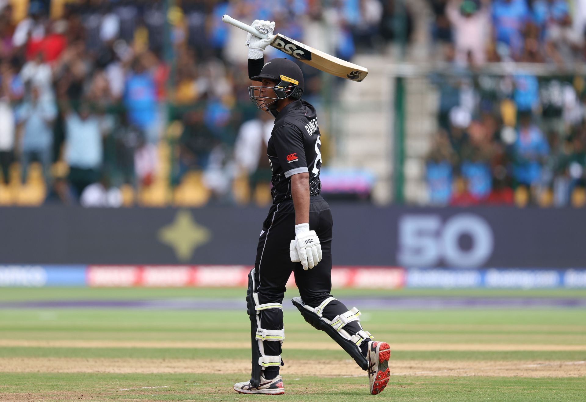 Ravindra has enjoyed incredible success with the bat at Chinnaswamy stadium [Credit: Getty]