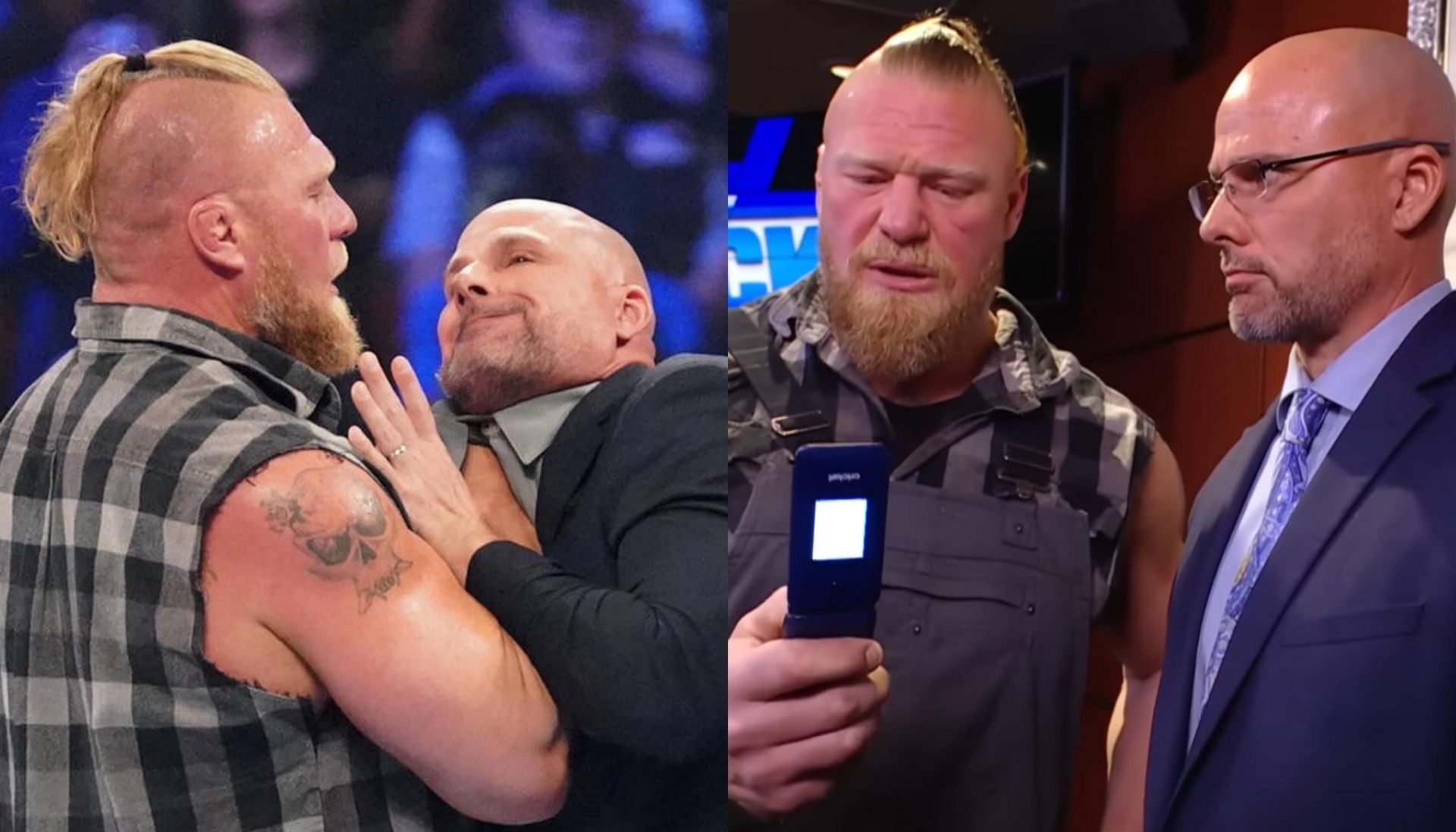 Adam Pearce and Brock Lesnar had some intense confrontations in the past (Image Credits: WWE.com)