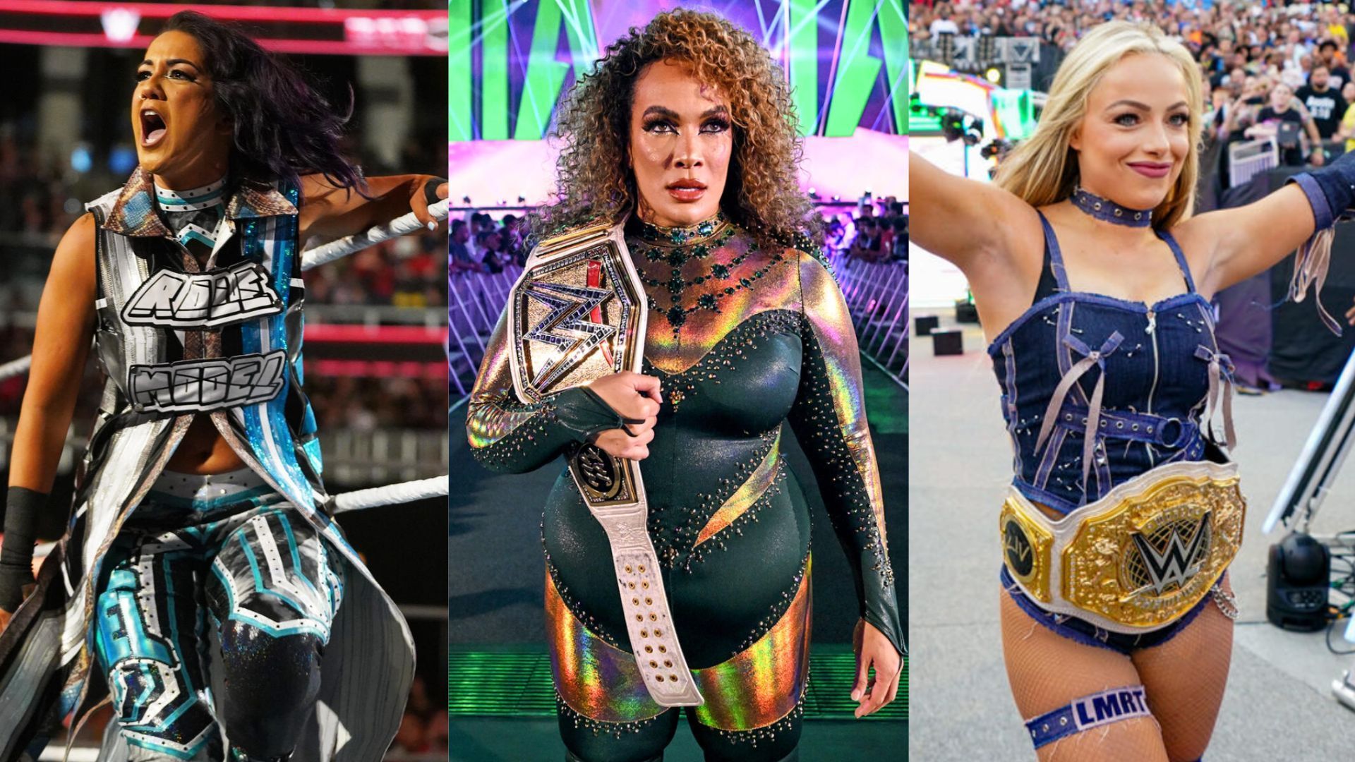 Bayley, Nia Jax, and Liv Morgan (From left to right) (Pictures Courtesy: Superstar