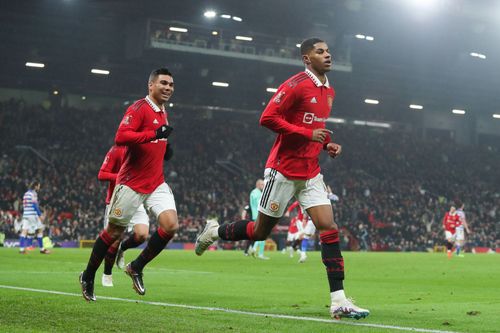 Casemiro and Marcus Rashford