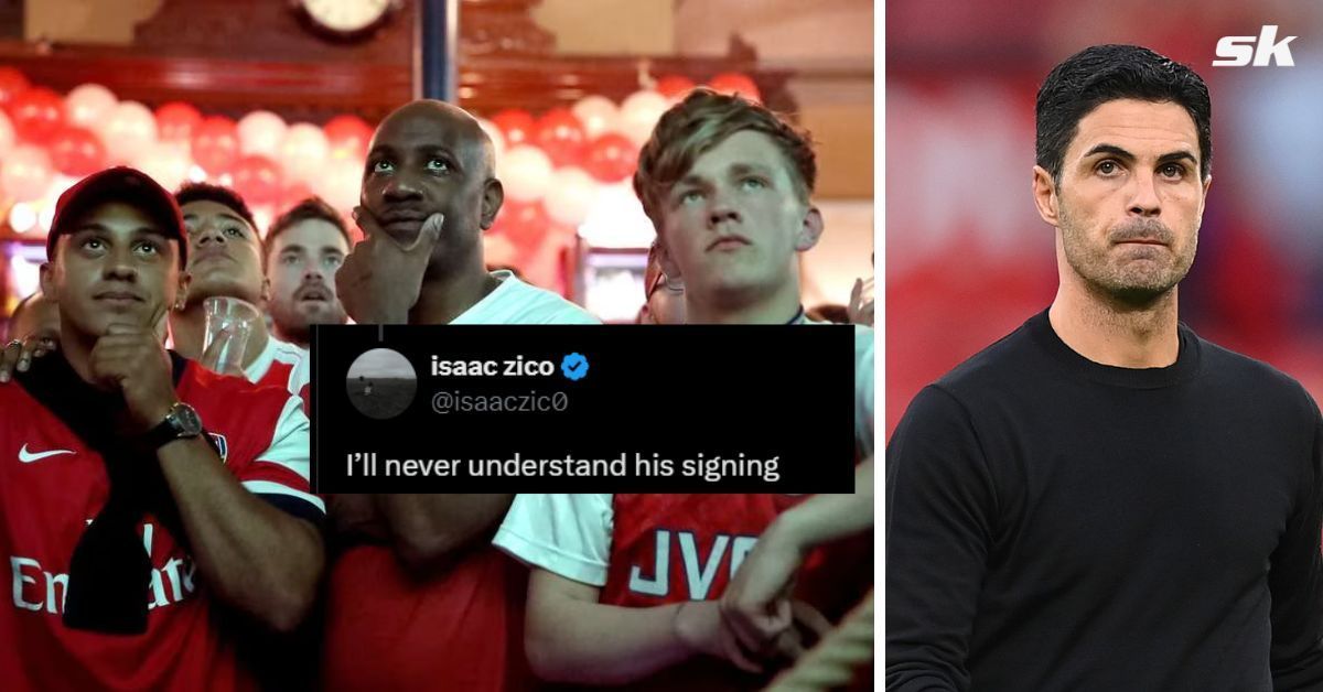 Fans unhappy with Arsenal star after 1-0 loss to Inter - Source: Both images from Getty, X/@issaczic0