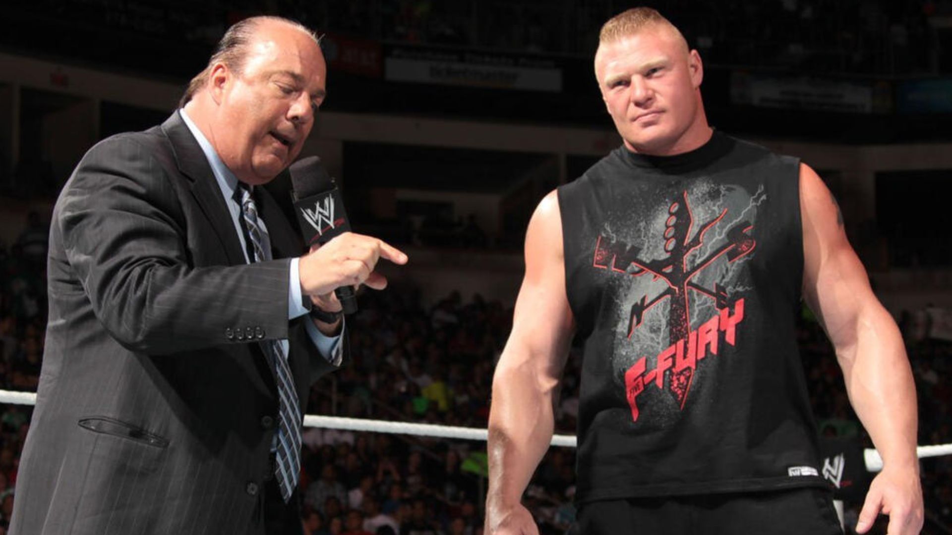 Heyman used to serve as Lesnar