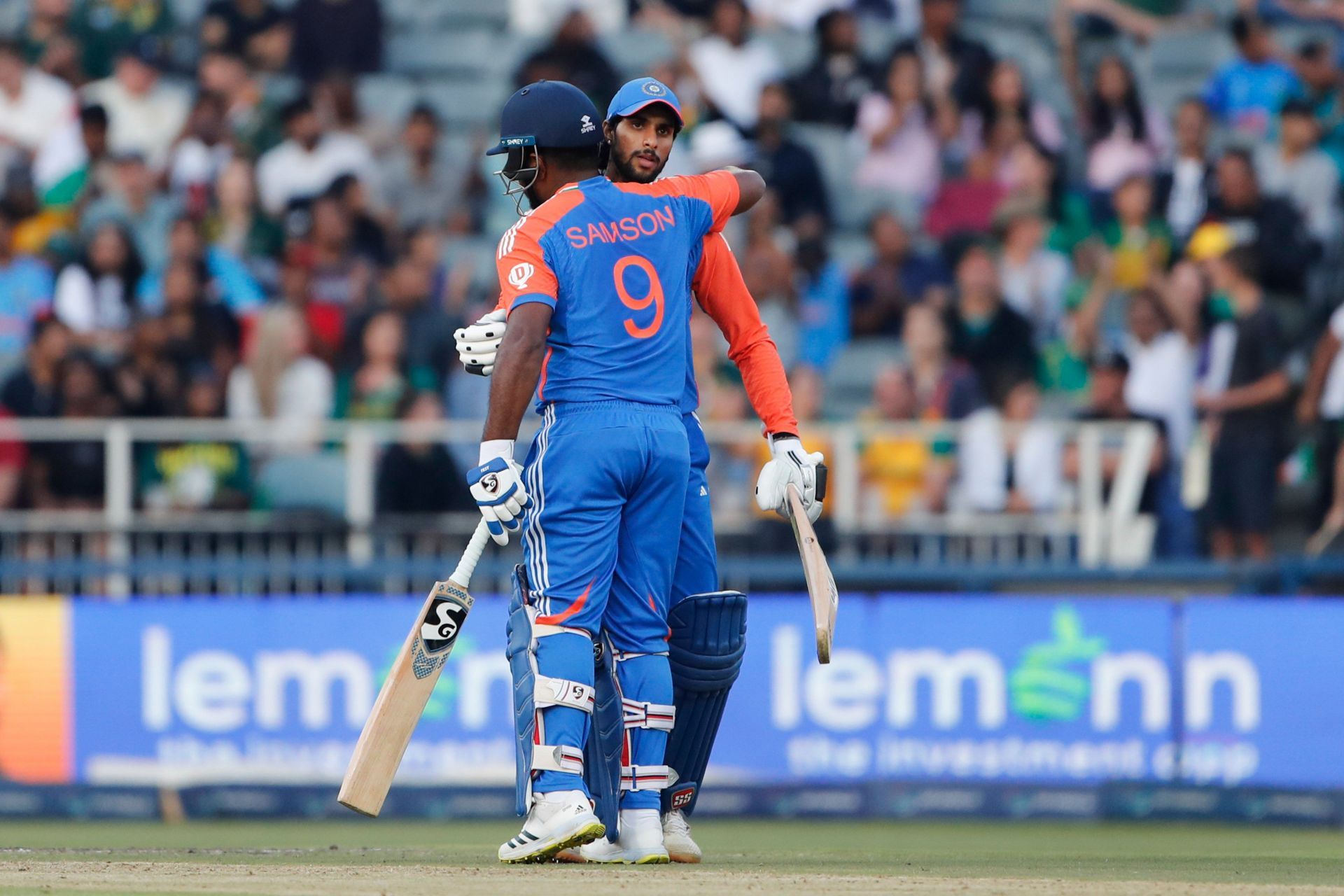 Sanju Samson and Tilak Varma. (Credits: BCCI Twitter)