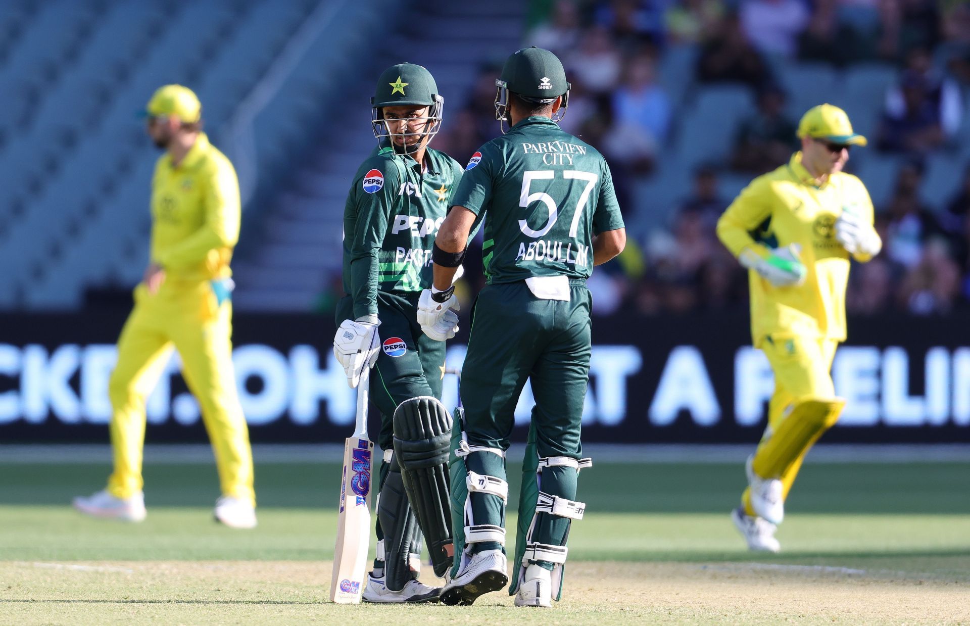 Saim Ayub and Abdullah Shafique (Credits: Getty)