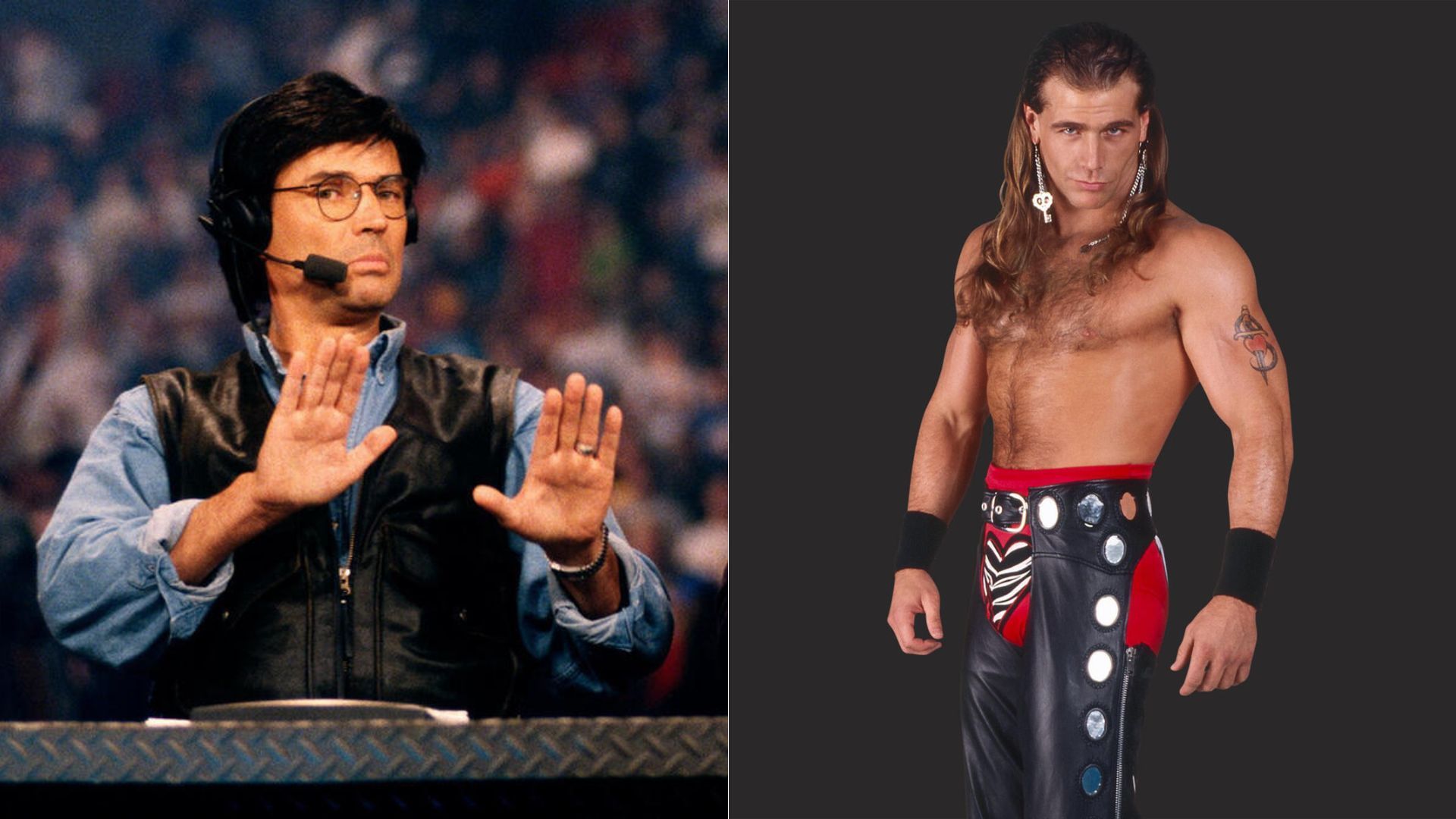 Eric Bischoff (left); Shawn Michaels (right) [Image Credits: wwe.com]