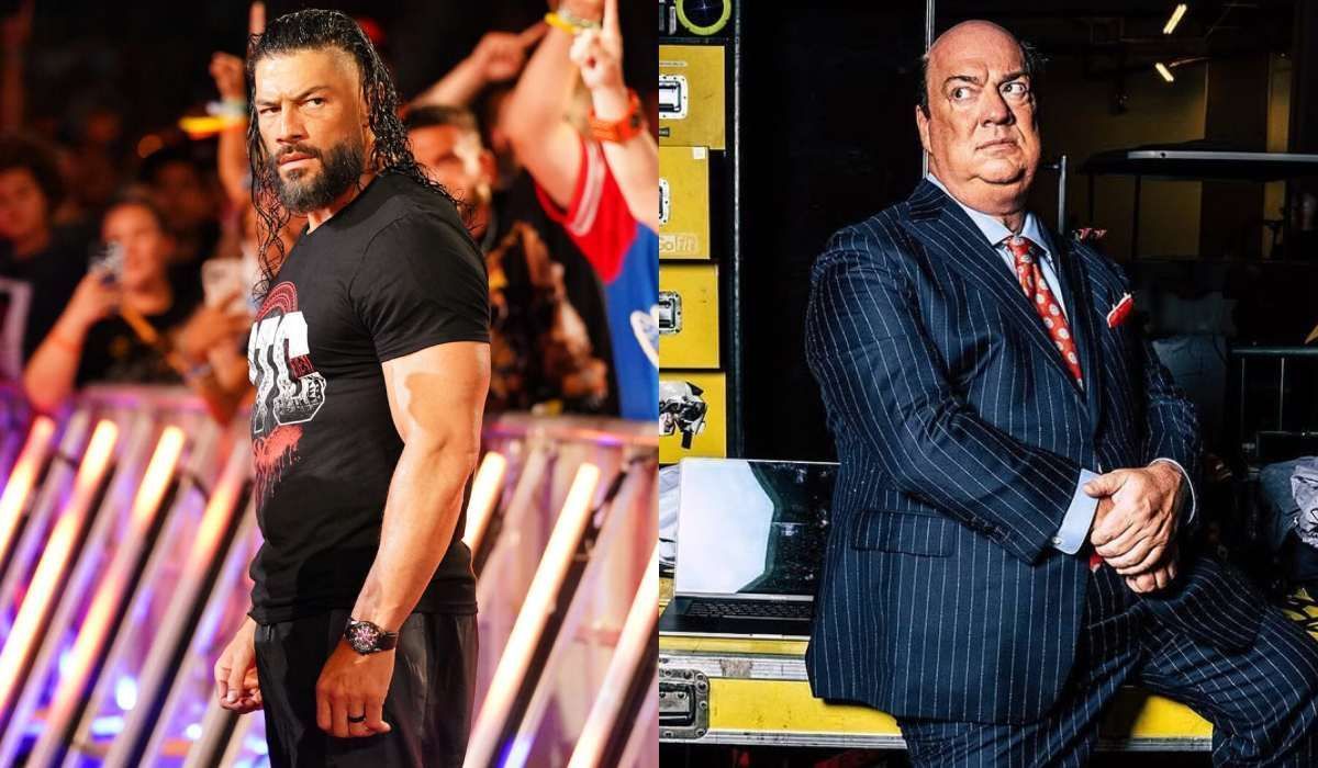 Roman Reigns (L) and Paul Heyman (R). Photos: WWE.com and Official IG of Paul  Heyman