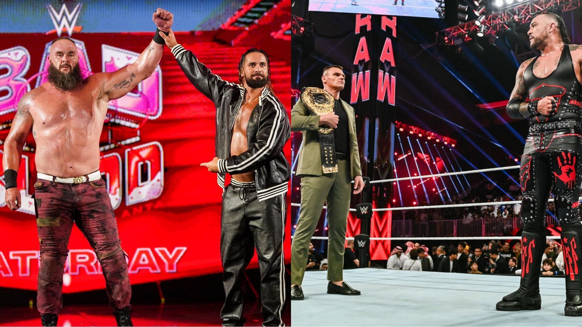 WWE Raw, Seth Rollins, Braun Strowman, Bronson Reed, Gunther, Damian Priest 