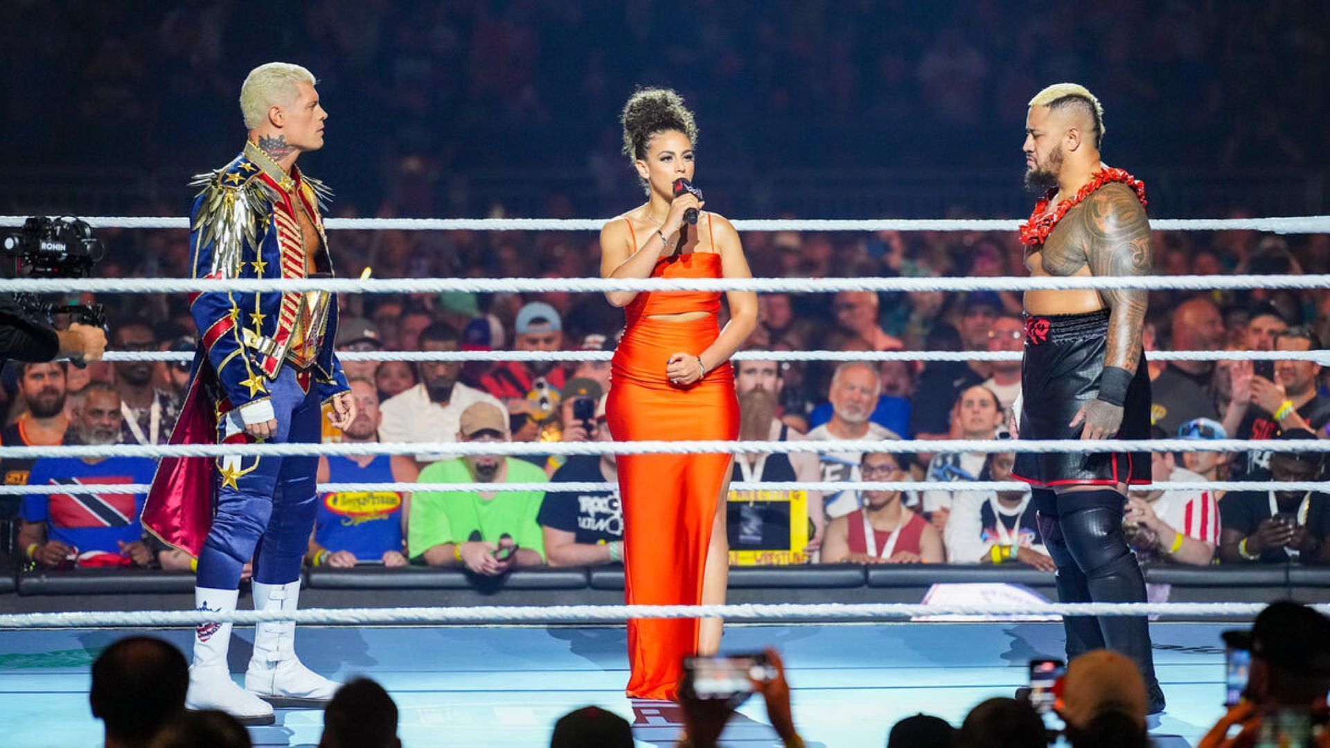 Cody Rhodes had to deal with The Bloodline drama by facing Solo Sikoa at SummerSlam (Image credit: wwe.com)