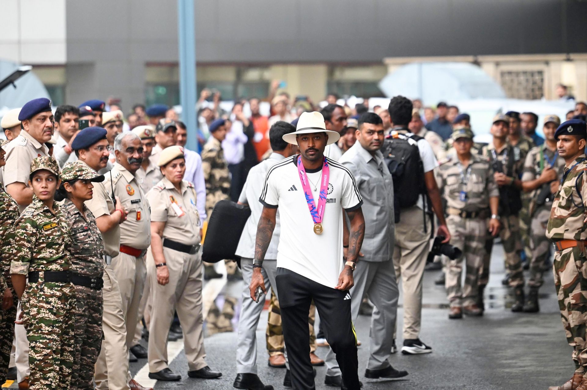 Indian Cricket Team Arrives At Delhi IGI Airport After Winning T20 Cricket World Cup - Source: Getty