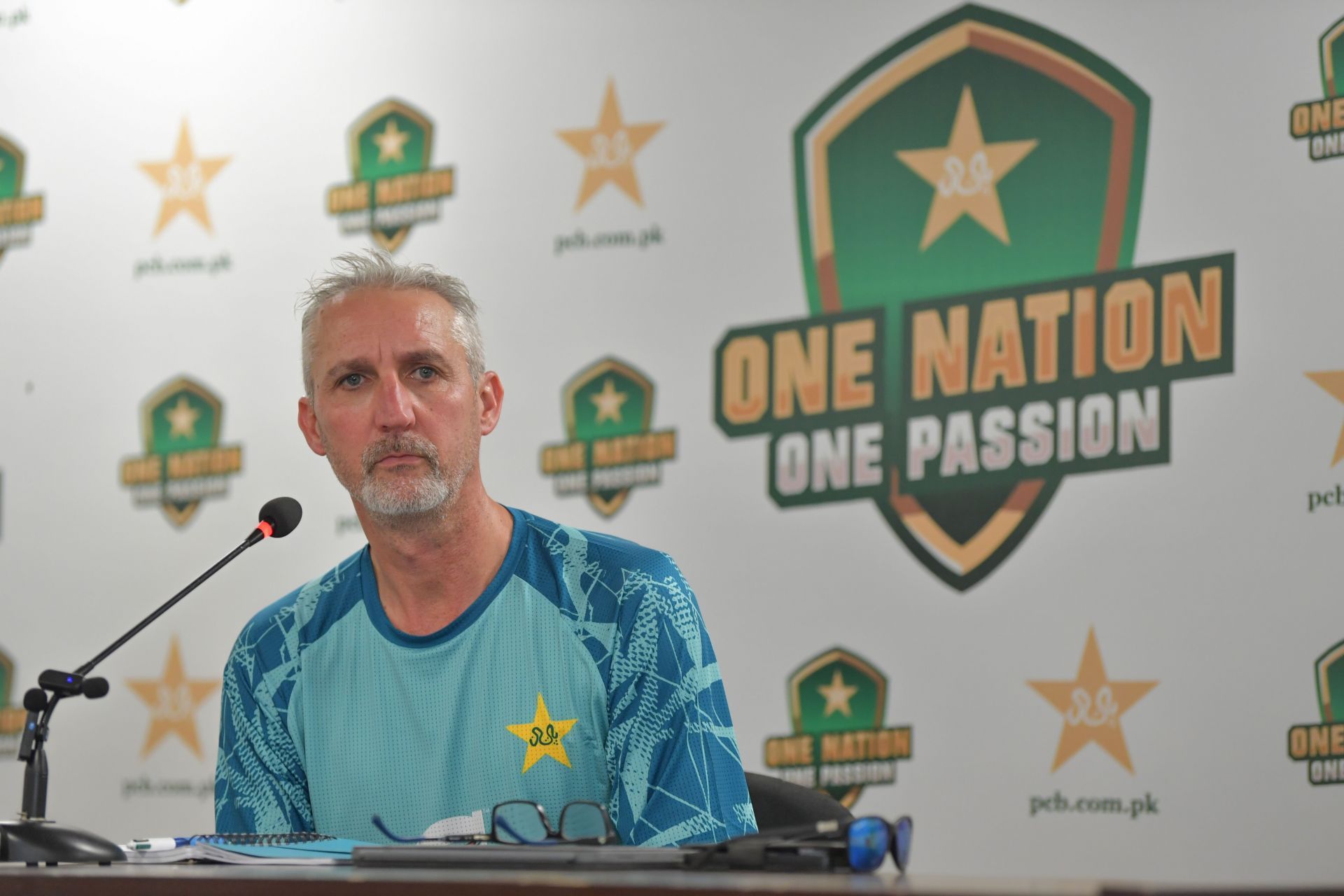 Jason Gillespie was appointed as Pakistan&#039;s red ball coach in April 2024 (File image via Getty)