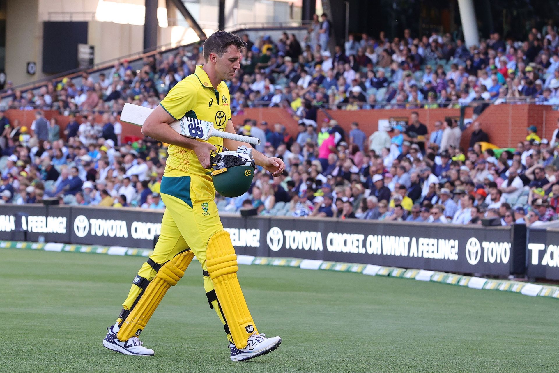 Skipper Cummins played in two of the three ODIs but missed the decider [Credit: Getty]