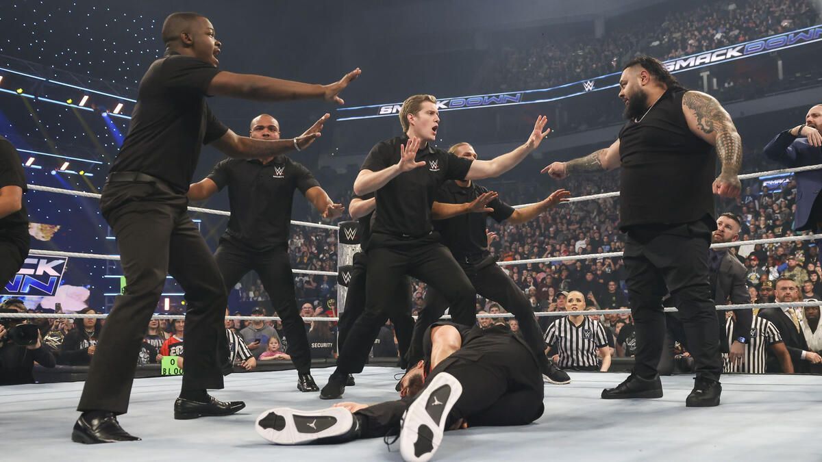 Bronson Reed took out Roman Reigns. (Photo: WWE.com)