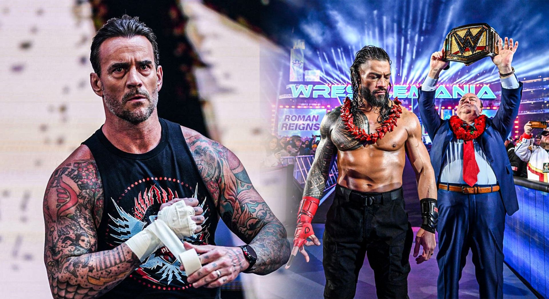 CM Punk joined Roman Reigns