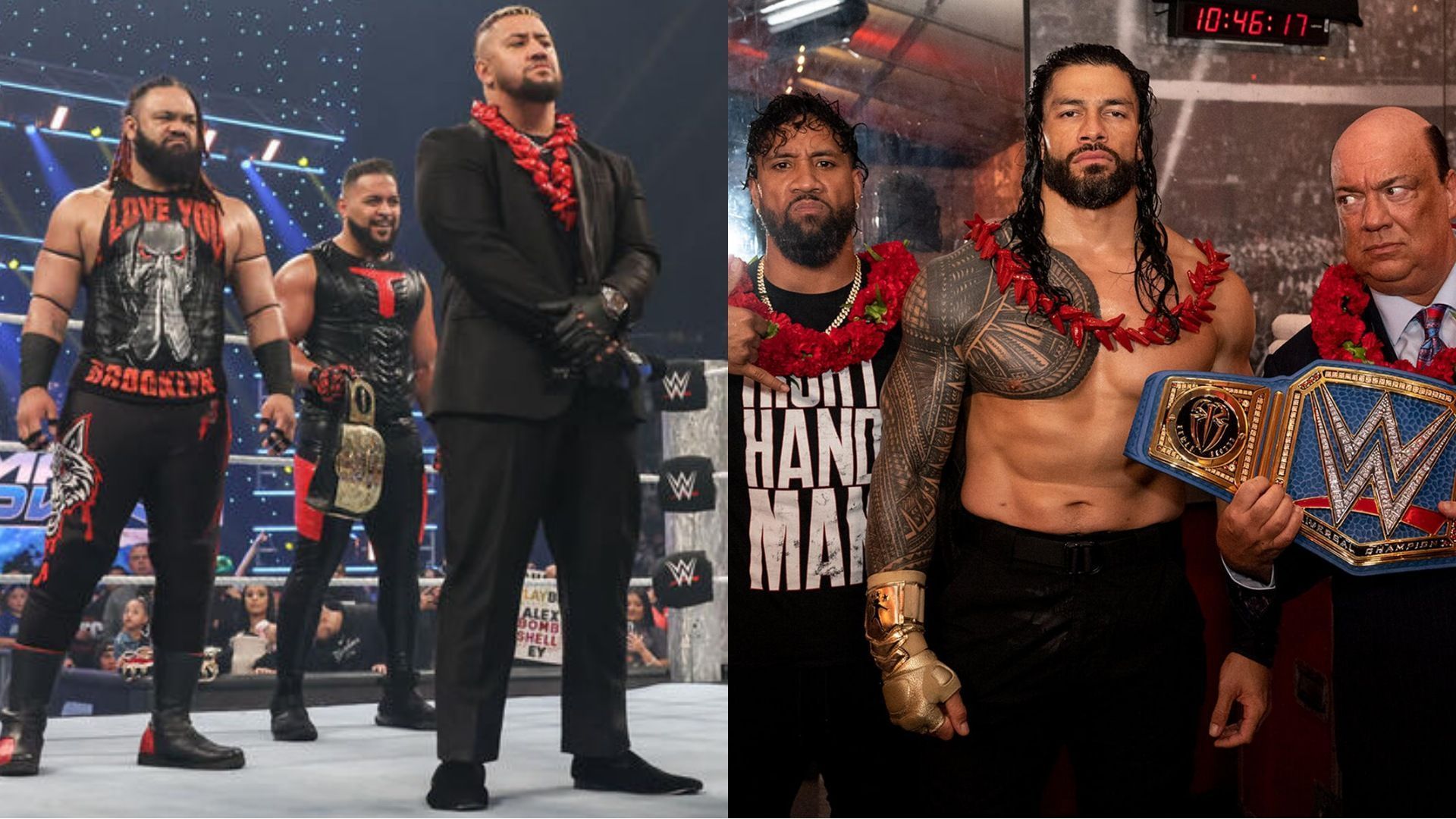 WWE, Crown Jewel 2024, Roman Reigns, The Usos, Solo Sikoa, Sami Zayn, 