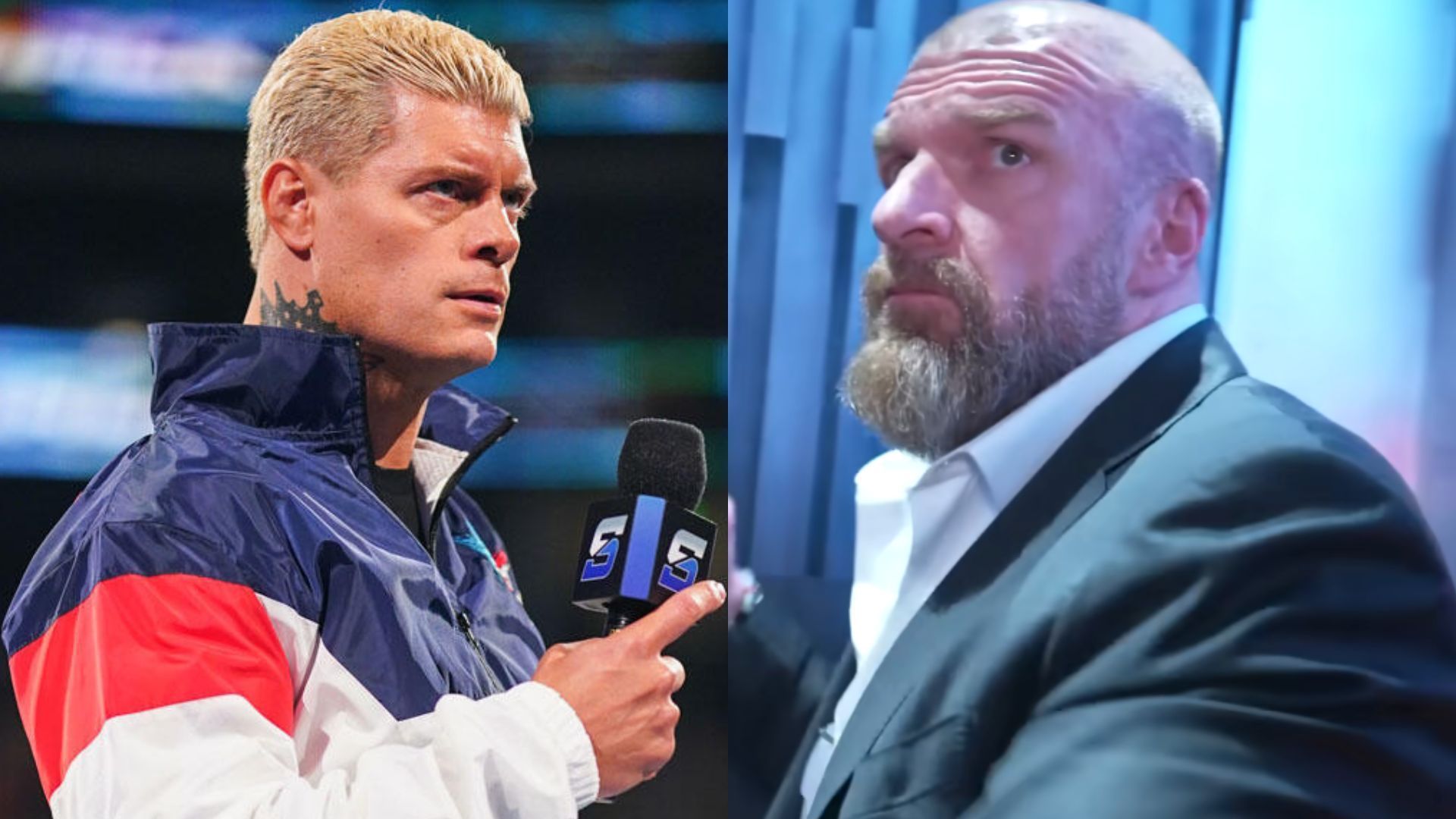 Cody Rhodes and Triple H. [Images via WWE