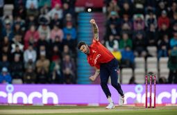 Reece Topley fined 15 percent of his match fee after smashing a chair during 1st WI vs ENG 2024 T20I