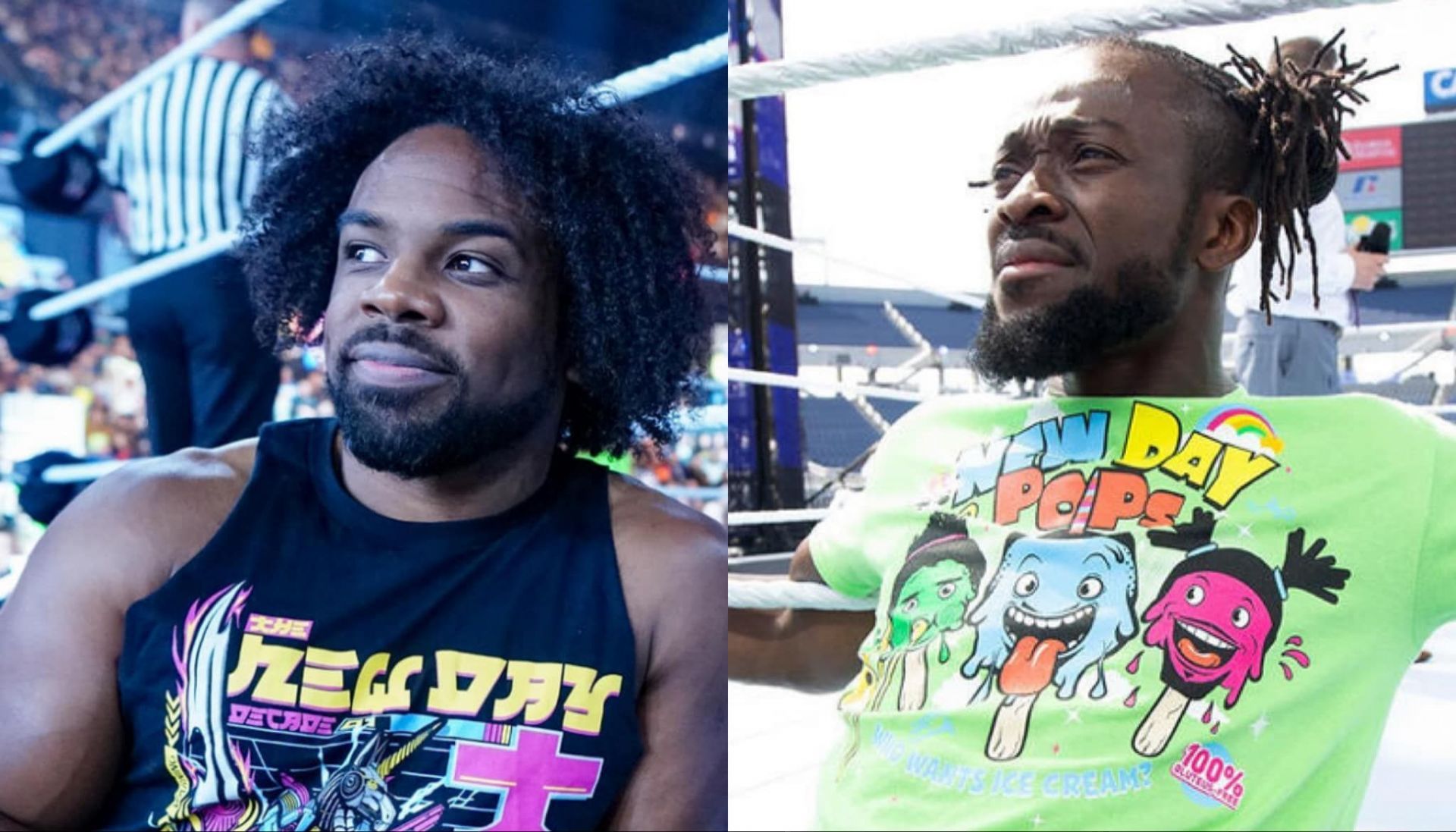 Kofi Kingston and Xavier Woods of The New Day (Photo credit: WWE.com)