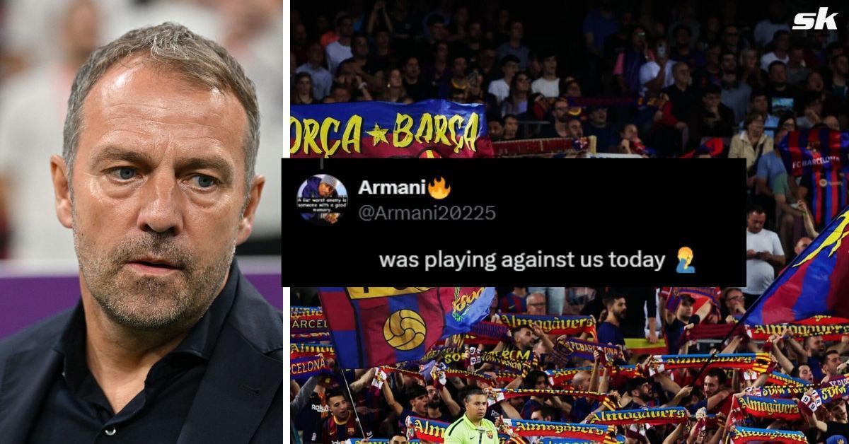 Barca fans unhappy with star after 1-0 loss to Real Sociedad  (Image: Getty, X/@Armani202257)